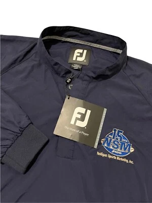 NWT FOOTJOY Men's Jacket RIPSTOP LS Windshirt Navy Embroidered Size Large - Image 1 of 4