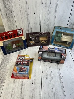 Lot of 5 Assorted Die Cast Model Vehicles Ertl 1940 Ford 1960 Chevy Cadillac - Image 1 of 4