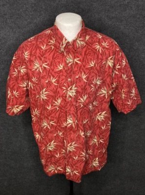 Half Moon Bay Shirt Size XL Men's Hawaiian Casual Dress Button Down Floral Multi - Image 1 of 4