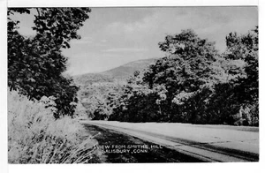 Postcard Salisbury CT View From Smith's Hill Not Postmarked-65 - Picture 1 of 2