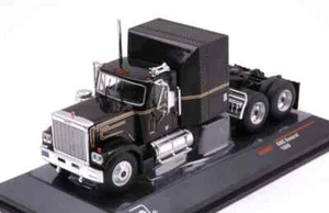 IXO 1/64 1980 GMC General Black Knight Rider Semi Truck 64TR007 w/ Case - Picture 1 of 2