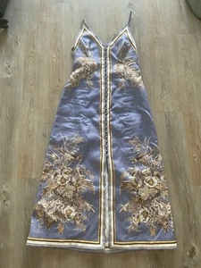 Zimmermann Maxi Leinenkleid mit Blumenprint Größe L NEU mit Label - Bild 1 von 7