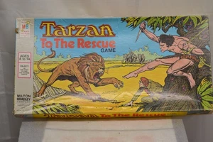 1977 MILTON BRADLEY TARZAN TO THE RESCUE BOARD GAME MISSIN 1 DICE - Picture 1 of 3