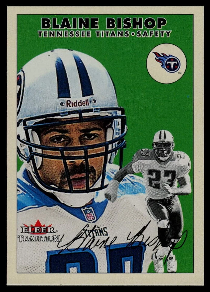 2000 Fleer Tradition #204 Blaine Bishop Tennessee Titans - Image 1 of 2