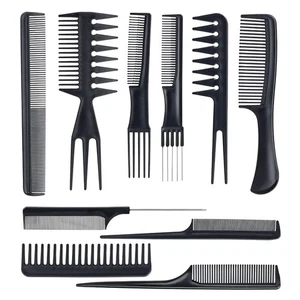 Peine de peinado 10 piezas peine de peinado profesional para estilistas paquete de variedad - Imagen 1 de 3