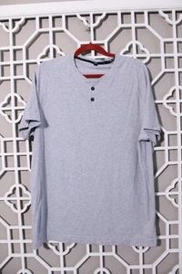 Camiseta Public Rec Para Hombres XL Gris Go To Henley Informal Preppy Elástica Ajustada Hombres - Imagen 1 de 16