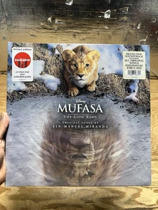 Disney Mufasa The Lion King - Clear Vinyl LP + Poster NEW SEALED - Foto 1 di 7
