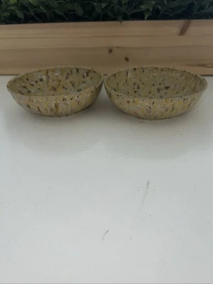 Juego de 2 Vintage MCM Confeti Melamina Melmac 5 pulgadas Boontown Foto 1 de 4