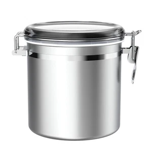 165oz Stainless Steel Airtight Canister for Kitchen Large Flour Coffee Bean - Picture 1 of 7