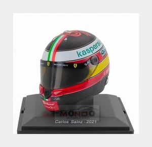 1:5 EDICOLA Helmet F1 Casco Carlos Sainz Sf21 Monza Italy Gp 2021 HELFE66 - Foto 1 di 2