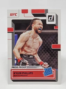 2023 Donruss UFC Kyler Phillips Press Proof Purple RC Rookie #220 Card - Picture 1 of 2
