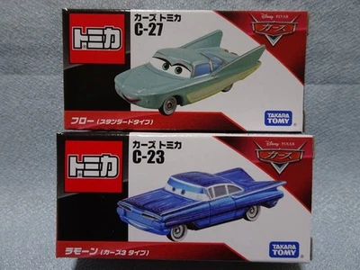 Nuove Tomica Cars Tomica C-27 Flow (tipo standard) e C-23 Ramone (tipo auto 3) - Immagine 1 di 4