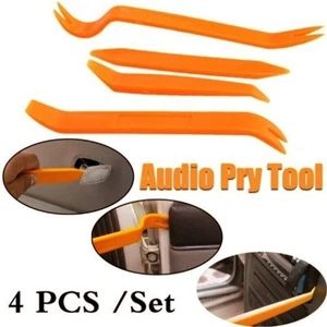 4pcs Car Trim Removal Tool Set Panel Door Pry Dash Plastic Interior Radio Kit - Foto 1 di 11