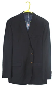 Blazer uomo 46L Vineyard Vines Lawrence SPJ in lana blu $495 nuovo con etichette - Foto 1 di 8