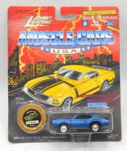 JOHNNY LIGHTNING 1994 MUSCLE CARS USA BLUE 1969 OLDS 442 SERIES 11 1/64 - Picture 1 of 4