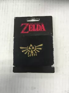 Nintendo Link The Legend of Zelda Embroidered Triforce Wrist Band Sweat Band New - Picture 1 of 2