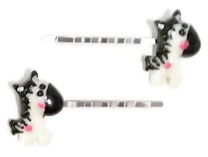 ZEBRA Baby Cutie - handgefertigte Haarspangen mit Bobby Pin - 2er Set - Bild 1 von 3