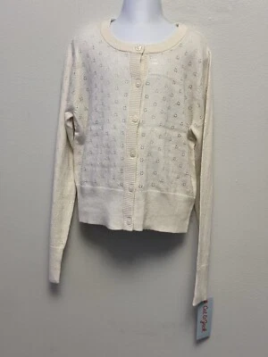 Кардиган на пуговицах кремовый для девочек Cat & Jack свитер средний размер - Изображение 1 из 4