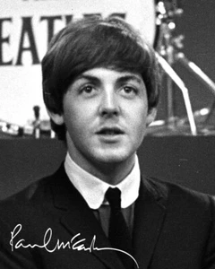 Repro-Autogramm - Paul McCartney - 11,4 x 14,3cm - Beatles - Bild 1 von 4