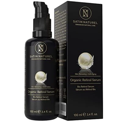 Satin Naturel Naturkosmetik Retinol Serum BIO 100ml Vegan Retinol Vitamin C