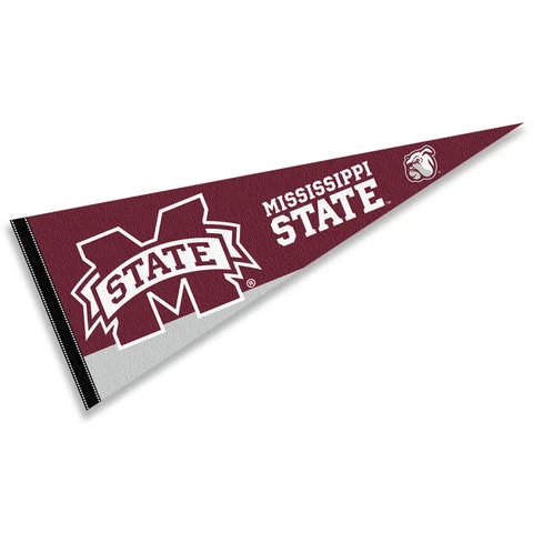 Mississippi State Bulldogs Full Size 12 in X 30 in College NCAA Pennant Cover