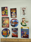 Large Lot Of 9 Walmart Employee Buttons, Pins, Vintage, Kids Movie Promo #7