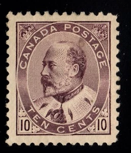   #93 Edward VII 10c Canada mint well centered cv $800 - Picture 1 of 2
