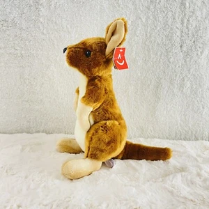 Aurora World 12" Grey Kangaroo Flopsie Standing New with Tag NWT - Picture 1 of 9
