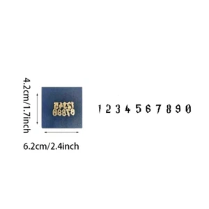 Witchcraft Lightening Numbers Wizard Bolt Standard Metal Dies 3/4" tall - Picture 1 of 1