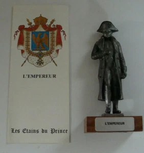 Statuina in peltro Napoleone L'Impero Les Etains du Prince France Bachet Souvenir - Foto 1 di 7