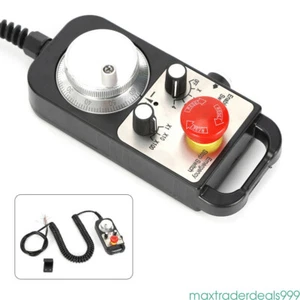 4 Achsen CNC Handsteuerung MPG Pendant Erweiterbar Handrad Universal & Not-Aus - Bild 1 von 8