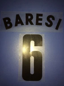kit baresi nr 6 x maglia milan anni 80 nuovo - Foto 1 di 1