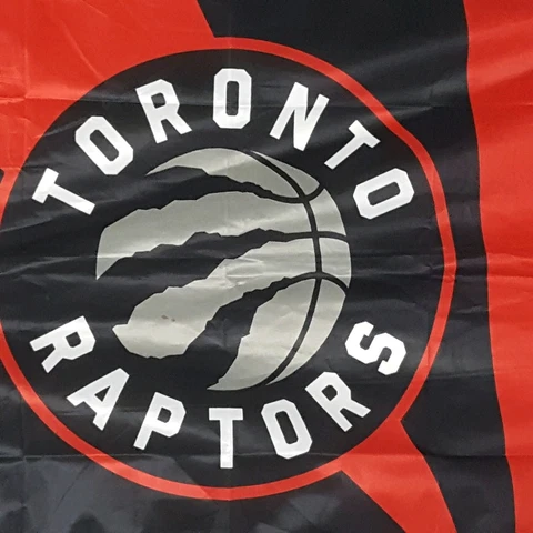 Toronto Raptors Appx 29 x 42" Nylon Banner Flag NBA Cover