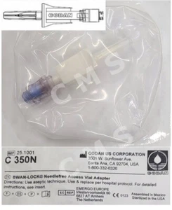 CODAN SWAN-LOCK Access Vial Adapter C-350N C350N 25.1001 Plastic Sterile -EA- - Picture 1 of 1