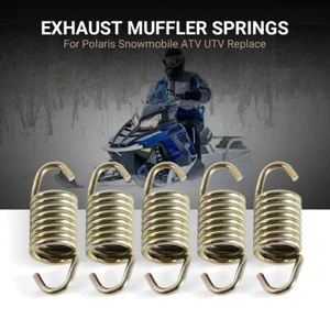 5PCS 2" Exhaust Muffler Springs For Polaris Snowmobile ATV UTV Replace 7041687 - Picture 1 of 12