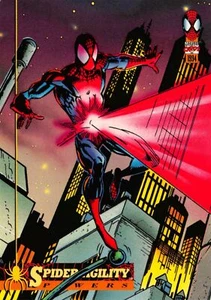 SPIDER-AGILITY (Powers) / Amazing Spider-Man 1994 BASE Trading Card #5 - Picture 1 of 2