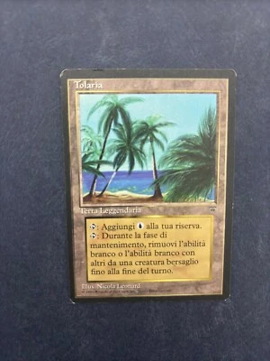 MTG ITALIAN LEGENDS TOLARIA MAGIC THE GATHERING LAND RARE CARD 1994 - Image 1 of 4