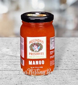 Melinda’s Mango Preserve Jelly W/ Whole Fruit 15.5oz Each - Picture 1 of 1