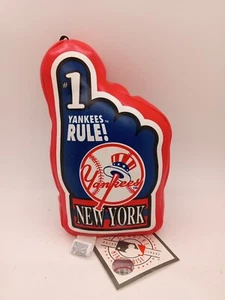 New York Yankees Stuffed Fan Finger 2003 Good Stuff Baseball #1 Yankees Ornament - Picture 1 of 2