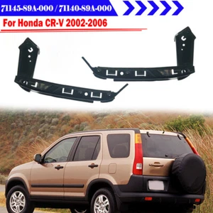 Fits Honda CR-V CRV 2002-2006 Front Bumper Headlight Support Brackets Mount Set - Foto 1 di 8