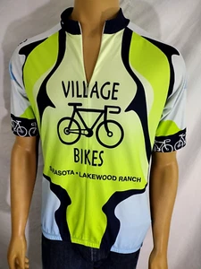 Camiseta deportiva de ciclismo para hombre XL Village Bikes Sugoi.com Sarasota, FL Lakewood Ranch SS - Imagen 1 de 6