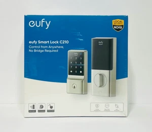 Nuevo Anker Eufy Security Smart Lock C210 Wi-Fi Entrada sin llave Deadbolt Envío y devolución gratuitos - Imagen 1 de 1