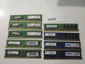 Nanya+Crucial+Others 9x2Gb=18Gb PC2-5300 667 DDR2 Desktop Memory RAM (4850) - Picture 1 of 2