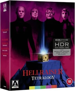 HELLRAISER TETRALOGY CLIVE BARKER'S 4 DISC DELUXE BOX SET 4K UHD RB AUS "NEW" - Picture 1 of 1