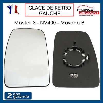 Miroir Glace Retroviseur GAUCHE pour Master 3 NV400 Movano B = 963662420R - Imagen 1 de 4
