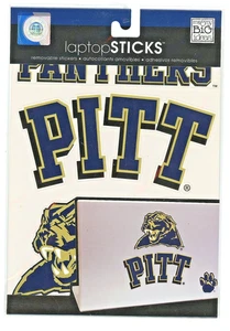 PITT PANTHERS 3 Laptop Decal Stickers Removable Decals 6" & smaller New - Bild 1 von 2