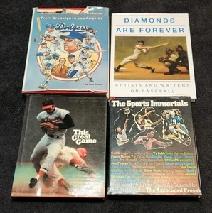 Lot of 4 Vintage Major League Baseball Books - This Great Game, Dodgers - Picture 1 of 14
