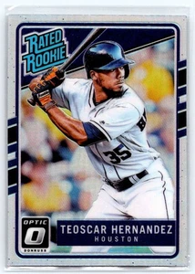 Donruss Optic Teoscar Hernandez Holo #62 Houston Astros 2017 - Imagen 1 de 2