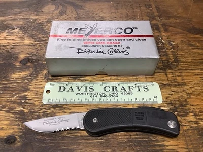 MEYERCO USA BLACKIE COLLINS 2ND GEN STRUT N CUT ASST POCKET KNIFE VINTAGE KNIVES - Image 1 of 4