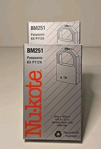 NUKOTE BM251 Cartouche ruban de remplacement pour Panasonic KX-P1124 - Photo 1/4